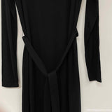 Polo Ralph Lauren Size Xl Women's Black Solid Dress