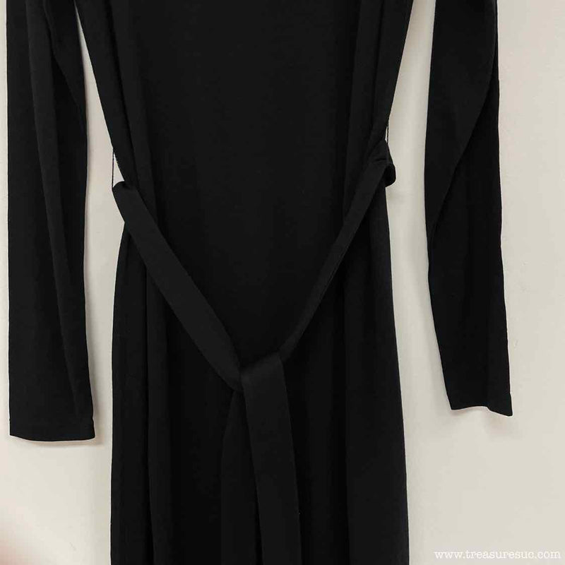 Polo Ralph Lauren Size Xl Women's Black Solid Dress