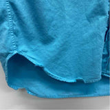 Frank & Eileen Est 1947 Size M Women's Aqua Solid Shirt Dress