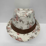 Goorin White-Multi Floral Fedora Hat