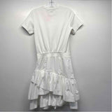 Veronica Beard Size XS Women's White Solid T-Shirt Dress