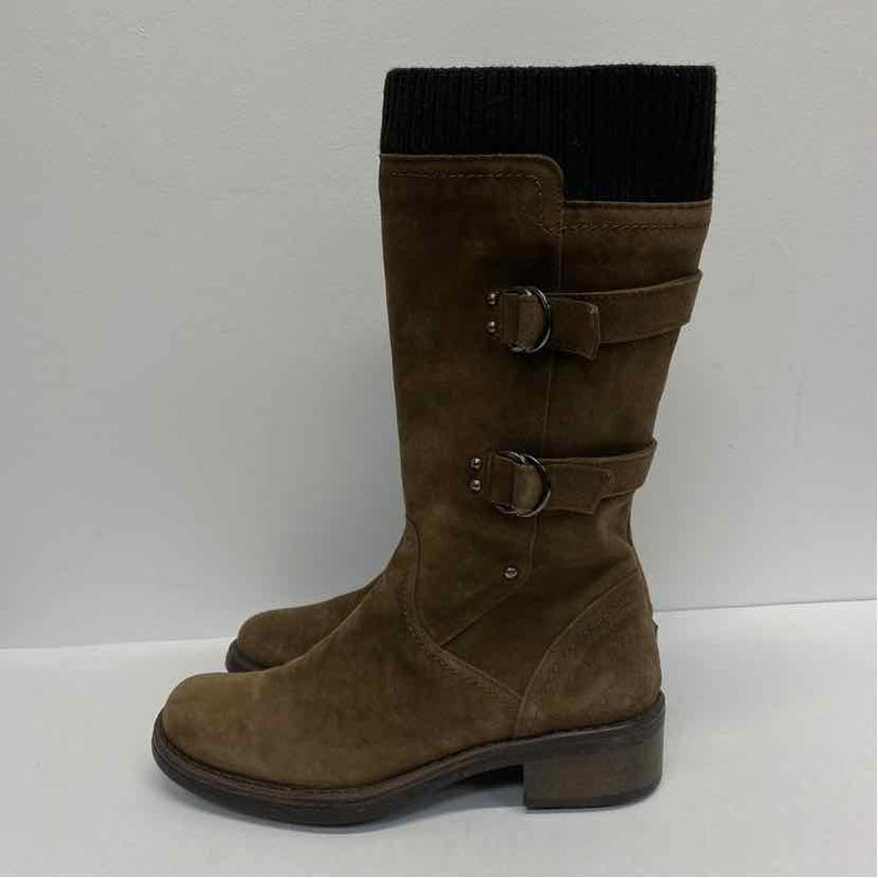 Aquatalia Size 7 Women's Brown Solid Boots