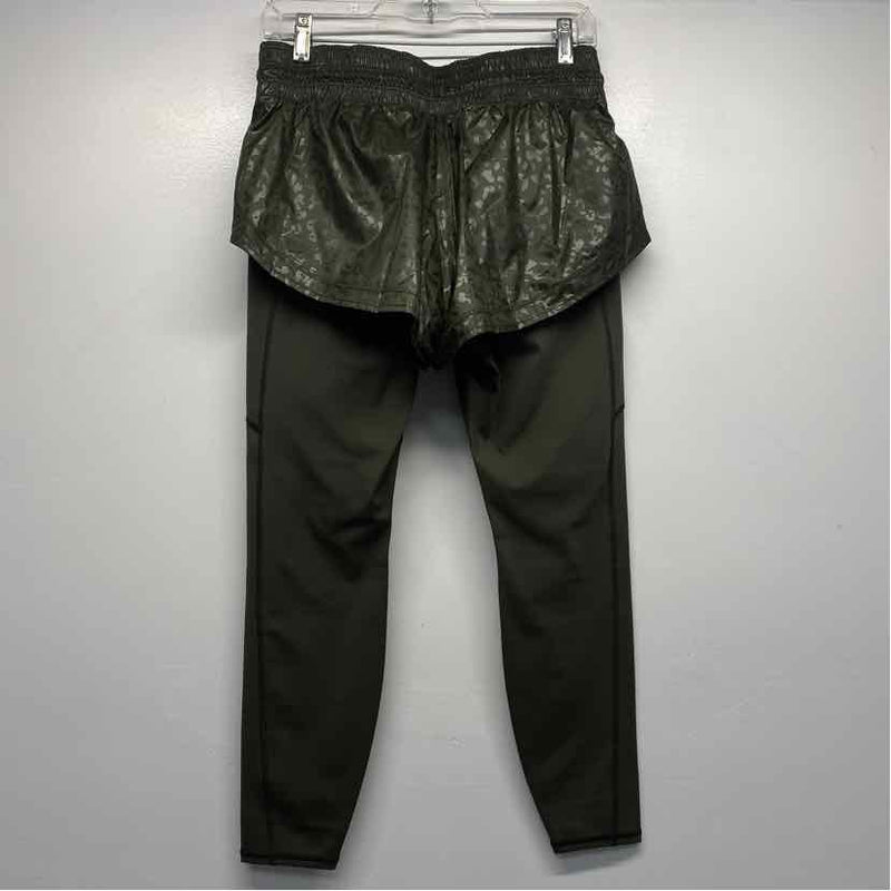 Athleta Size S Women's Green Solid Leggings Activewear Pants