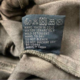 Montanaco Women's Size L Brown Solid Zip Up Jacket