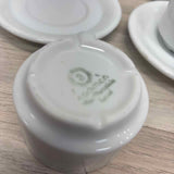 Naaman White Porcelain Cup and Saucer