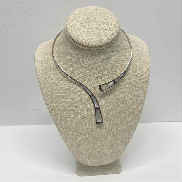 Mother of Pearl Sterling Silver Necklace