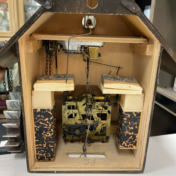 German E. Schmeckenbecher Clock. Sawmill – Treasures Upscale