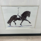 White-Black Wall Decor - Horse - By Jan Kunste