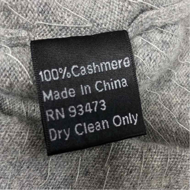 Pure Amici Size S Women's Gray Embellished Turtle Neck Short Sleeve Top