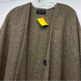 John Branigan Size One size Women's Tan Tweed Poncho-Cape