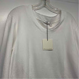Wilt Size M Women's White Solid Pullover Long Sleeve Top