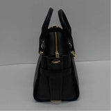 Coach Black Pebbled Leather Satchel Handbag