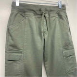 North Face Size 0 Women's Green Solid Jogger Pants