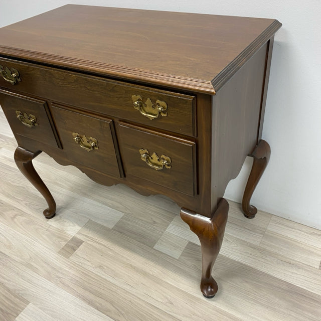 Ethan Allen Bronze Wood Table