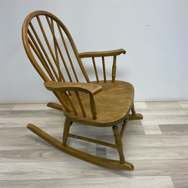 Abernathy Children's Brown Wood Rocking Chair