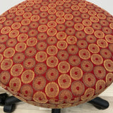Teknion Spinner Red Fabric Solid Stool