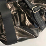 Jack Gomme Brown Fabric Solid Overnight Traveling Bag