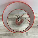Red Glass Table Lamp