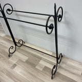 Brown Wrought Iron Quilt Rack