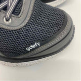Gdefy Size 8.5 Women's Gray Color Block Lace Up Sneakers