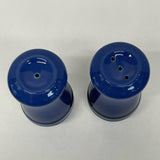 Le Creuset Blue Ceramic Salt & Pepper Shakers