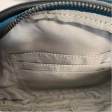 Tumi Voyager Blue Leather Iridescent Crossbody Handbag