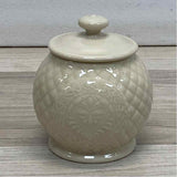 Longaberger Collectors Club Ivory Ceramic Sugar & Creamer
