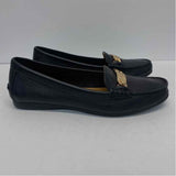 Coach Size 9 Women's Black Pebbled Loafer Flats
