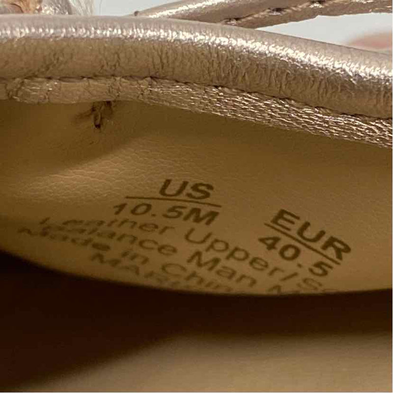 Sam Edelman Size 10.5 Women's Rose Gold Shimmer Ballet Flats Shoes