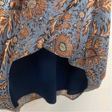Cabi Size S Women's Blue-Brown Pattern Shift Dress