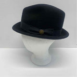 Goorin Bros Black Wool Solid Fedora Hat