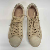 Donald J Pliner Size 8 Women's Gold Shimmer Platform Sneakers