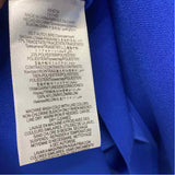 BCBGMaxazria Size L Women's Blue Solid Slip Dress
