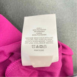 Express Size L Women's Solid Fuschia Empire Waist Sleeveless Sheath Dress