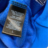 Aviator Nation Women's Size L Blue Applique Pullover Sweatshirt