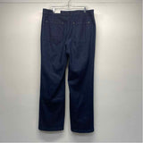 Chico's Size 2.5-14 Women's Blue Solid Trouser Jeans