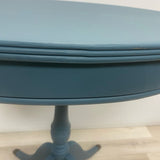 Handpainted Teal Wood Table