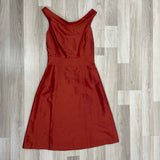 Aria Size 2 Women's Rust Solid Sleeveless Dress