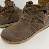 Born Size 8.5 Women's Brown Distressed Ankle Boots