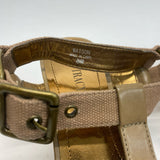 Ellen Tracy Size 8 Women's Brown Solid Wedge Sandals