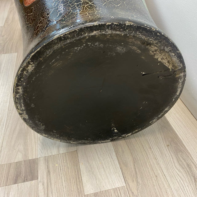 Black multi Ceramic Vase