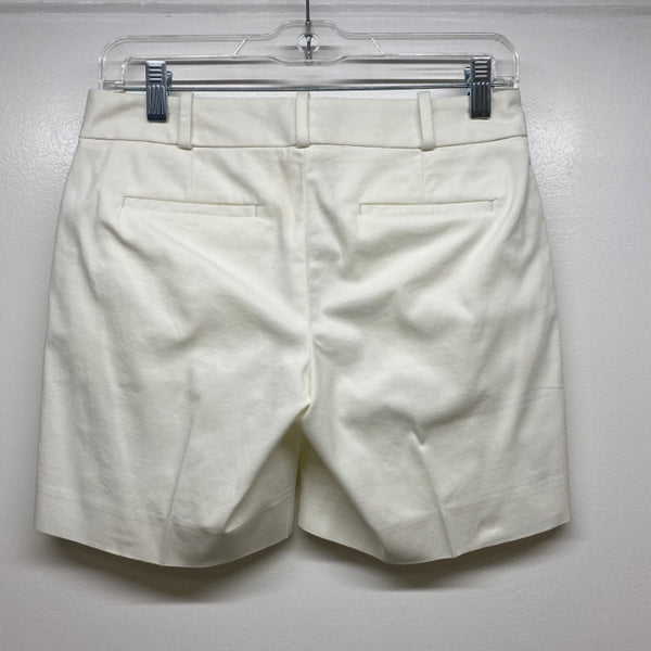 Talbots Size 0 Women's White Solid Chino Shorts