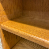 Brown Oak Bookcase