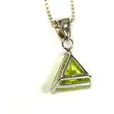 Peridot Sterling Silver Necklace
