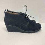 Dansko Size 38-7.5 Women's Black Solid Wedge Booties