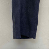 Theory Size 12 Women's Navy Solid Pull On Capri