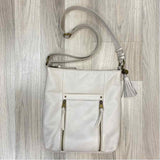 The Sak OffWhite Pebbled Leather Crossbody Handbag