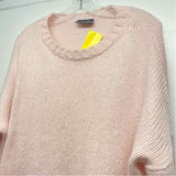 Vineyard Vines Size L Women's Light Pink Solid Pullover Sweater