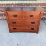 Mission Style Brown Wood Dressers/Chest