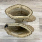 Ugg Size 8 Women's Tan Solid Shearling Boots